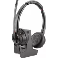 Hewlett Packard Poly Savi 8220 UC Microsoft Teams Certified DECT 1880-1900 MHz USB-A Headset-EURO