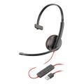 Hewlett Packard Poly Blackwire C3210 USB-A Black Headset Bulk