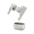 Hewlett Packard Poly Voyager Free 60+ UC White Sand Earbuds +BT700 USB-A Adapter +Touchscreen Charge Case