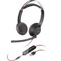 Hewlett Packard Poly Blackwire 5220 Stereo USB-A Headset Bulk