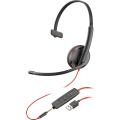 Hewlett Packard Poly Blackwire 3215 Monaural USB-A Headset