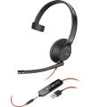 Hewlett Packard Poly Blackwire 5210 Monaural USB-A Headset