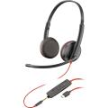 Hewlett Packard Poly Blackwire C3225 Stereo USB-C Headset