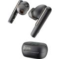 Hewlett Packard Poly Voyager Free 60+ UC M Carbon Black Earbuds +BT700 USB-C Adapter +Touchscreen Charge Case