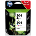 Hewlett Packard 304 Ink Cartridge Combo 2-Pack