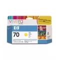 Hewlett Packard Inkt cartridge no. 70 Yellow w Vivera Ink (130 ml)