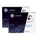 Hewlett Packard 87X HY LaserJet 2pk Black