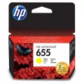 Hewlett Packard 655 inktcartridge geel standard capacity 600 paginas 1-pack