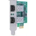 Allied Telesis 2900 Series - Gigabit Fiber & RJ45 Adapter Cards - PCI-Express Dual Port Adapter: 2x 1G SFP slot