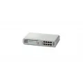 Allied Telesis 8 port 10/100/1000TX unmanaged switch with internal power supply EU Power Adapter