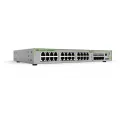 Allied Telesis L3 switch with 24 x 10/100/1000T PoE+ ports and 4 x 100/1000X SFP ports