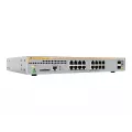 Allied Telesis Industrial managed PoE+ switch 16 x 10/100/1000TX PoE+ ports and 2 x 100/1000XSFP