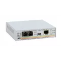 Allied Telesis UTP to Fibre SC Media converter, with European Style PSU