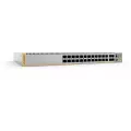 Allied Telesis 28-port 100/1000X SFP L3 switch- 1 Fixed AC- power supply- EU Power Cord