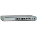 Allied Telesis L2+ managed switch 24 x 10/100/1000Mbps POE+ ports 4 x SFP uplink slots 1 Fixed AC power supply