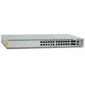 Allied Telesis Stackable Gigabit Top of Rack Datacenter Switch with 24 x 10/100/1000T 4 x 10GSFP+ ports Dual Hot Swappable PSU Back to Front Cooling