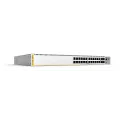 Allied Telesis L3 Stackable Switch- 24x 10/100/1000-T-4x SFP+ Ports and dual fixed PSU- EU Power Cord