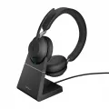 Jabra Evolve2 65 Link380c MS Stereo Stand Black