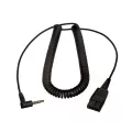 Jabra PC Cord QD to 3.5 mm Mac Books Biz 1500 2300 2400 II