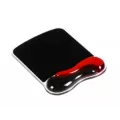 Kensington Crystal Gel Mouse Pad/Wave red+black