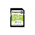 Kingston Technology 512GB SDXC 100R C10 UHS-I U3 V30