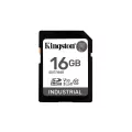 Kingston Technology 16GB SDHC Industrial -40C to 85C C10 UHS-I U3 V30 A1 pSLC