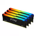 Kingston Technology 64GB 3600MT/s DDR4 CL18 DIMM (Kit of 4)FURY Beast RGB