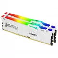 Kingston Technology 64GB 6000MT/s DDR5 CL30 DIMM Kit of 2 FURY Beast White RGB EXPO