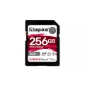 Kingston Technology 256GB Canvas React Plus SDXC UHS-II 300R/260W U3 V90 for Full HD/4K/8K