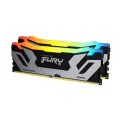 Kingston Technology 48GB 8400MT/s DDR5 CL40 CUDIMM Kit of 2 FURY Renegade RGB Silver XMP