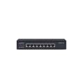 LANCOM Systems GS-1108 Unmanaged Gigabit Ethernet switch for optimal cabling in smaller offices, business premises, and home offices, 8 ports (10/100/1000 Mbps), silent, fan-free design, integrated power supply adapter, robust, non-slip metal housing