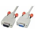 Lindy RS232 extensioncable 9 pol. Sub-D plug to 9 pol. Sub-D coupling 0.5m