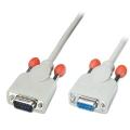 Lindy RS232 Extension Cable 9 Pin 2m Sub-D Male to Sub-D Female. 1:1