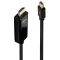 Lindy Cable Mini DisplayPort/HDMI 4K30 (DP: passive) 3m mDP Male to HDMI Male