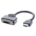 Lindy HDMI/DVI-D Adaptorcable 0,2m M/F HDTV & HDCP compatible