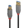 Lindy 2m USB 3.0 Type A/B Cable Anthra 5Gbit/s