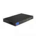 Linksys 24-Port Managed POE+ GE Switch 4 10G SFP+ 410W TAA