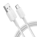 Anker 322 USB-A to USB-C Cable Nylon 1.8M White