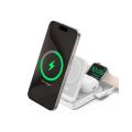 Anker MagGo Magnetic Wireless Charger 15W Foldable 3-in-1 with Charger Bundle White EU Plug