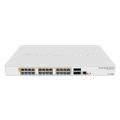 MikroTik Cloud Router Switch 328-24P-4S+RM 24x gigabit w PoE-out, 4x 10G SFP+