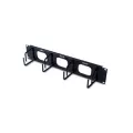 American Power Conversion 2U Horizontal Cable Organizer W/ PASS-THRU Black