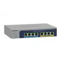 Netgear MS108EUP 8-Port Ultra60 PoE++ Multi-Gigabit 2.5G Ethernet Plus Switch with 230W PoE-Budget 1G/2.5G-Ports for WiFi-6-AP