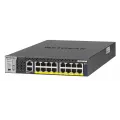 Netgear M4300 Managed Switch 16x10GBASE-T Ports APS299W PSU when no or limited PoE Applikationen 199W PoE Budget alle Ports PoE