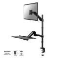 Neomounts by Newstar Flatscreen Keyboard & Mouse Desk Mount (clamp) screen 1 Black 10-27i