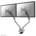 Neomounts by Newstar NEOMOUNTS BY NEWSTAR Flat Screen Dual Desk Mount 10-32inch spring clamp/grommet Silver