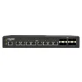 QNAP Managed switch 8 ports 10GbE RJ45 8 ports 10GbE SFP+ rack mount/wall mount