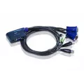 Aten KVM 2p. Cable KVM USB + Audio