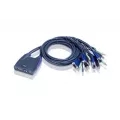 Aten KVM 4p. Cable KVM USB + Audio