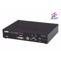 Aten USB 2K DVI-D Dual Link KVM over IPTransmitter with Local Console Power/LAN Redundancy (SFP Slot - PoE) RS-232 Control and Audio