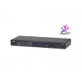 Aten 16 port RJ45 KVM Support PS/2. USB. SUNUSB Server. Daisy Chain. Console USB+PS/2 . Adapter ID